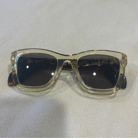 Hoorsenbuhs Model I Unisex Sunglasses in Wheat Crystal - SEE DESCRIPTION HOORSENBUHS® | MODEL I | CRYSTAL main image 3